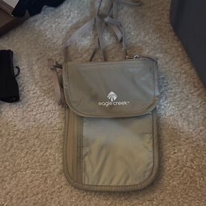 Eagle Creek Khaki Travel Neck Wallet